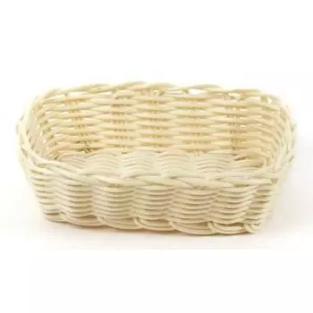 Корзина для хлеба прямоугольная 18*12*5,5см бежевая п/п Resto (Китай) | 1911