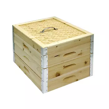 Корзина прямоугольная Kocateq ES4W square wooden basket 500х400х100мм для пароварок ES4W, ES4G