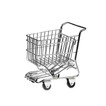 Корзинка для подачи 18х14х21см "Магазин" Тележка нерж P.L. Proff Cuisine | A004