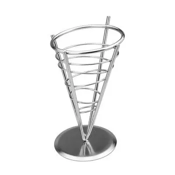Корзинка для подачи Конус 12,7х22,9см нерж P.L. Proff Cuisine | SS59-CB