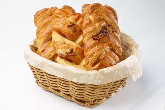 Корзинка пластиковая 195х175 мм коричневая | KT3525