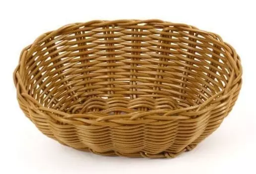 Корзинка пластиковая 200х150 мм коричневая | KT4045