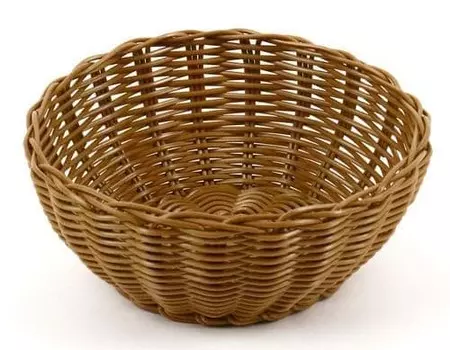 Корзинка пластиковая 205 мм коричневая | KT2025