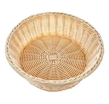 Корзинка пластиковая 360 мм бежевая | Beige 2266