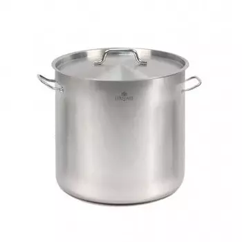 Котел 25л нерж. d=32см h=32см тройное дно с крышк. индукция Resto (Китай) | 417