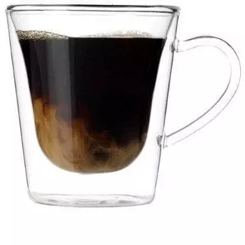 Кружка 295мл d=86мм h=110мм с двойными стенками термостекло Luigi Bormioli | RM220-08880