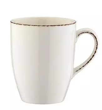 Кружка 330мл 84х104мм коричневый край Bonna Retro E100MUG03KKN