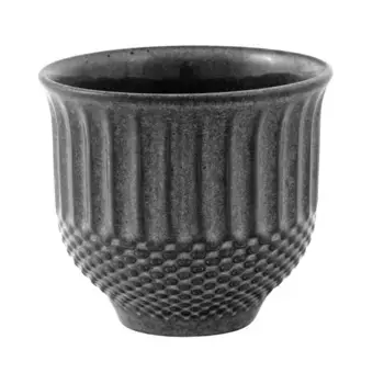 Кружка без ручки Kutahya Panio PAN01MG855A13 (h9,8см, 300мл) антрацит