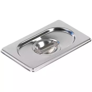 Крышка для гастроемкости EKSI E819-LW GN1/9 (176х108), нержавеющая сталь 0,5 мм, AISI 201