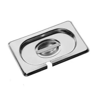 Крышка для гастроемкости с отверстием для ложки Foodatlas GN 1/9