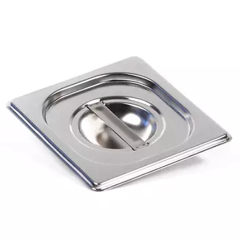 Крышка гастроемкости ROAL Е-8016000С GN 1/6 (176х162мм) нерж