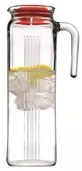 Кувшин 1,3л с красной крышкой Фриго Pasabahce | 80052