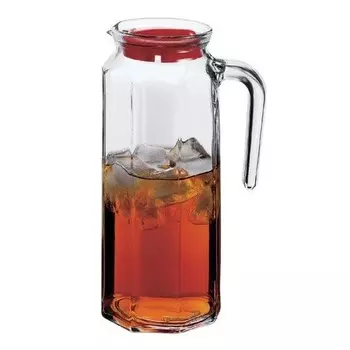 Кувшин 1л d=92мм h=250мм с голубой крышкой Кошем Pasabahce | 80051