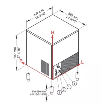 Льдогенератор Brema CB 416W HC