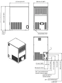 Льдогенератор Scotsman (Bar Line) B 3008 WS