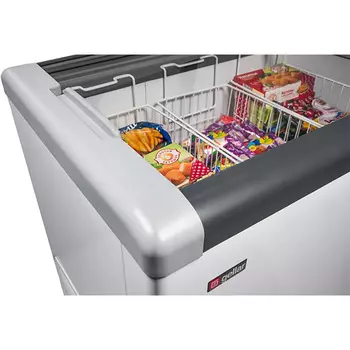 Ларь морозильный Frostor GELLAR FG 700 С прямое стекло, серый (пропан)