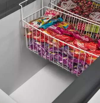 Ларь морозильный Gellar FG 775 E (FG 750 E) красный