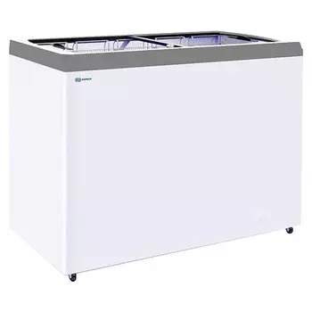 Ларь морозильный с прямым стеклом Kayman KF400GF 4