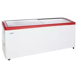 Ларь морозильный Снеж МЛГ-700 красный