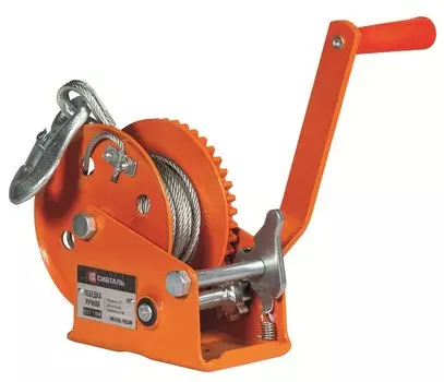 Лебедка ручная барабанная СибТаль FD 1т-10м