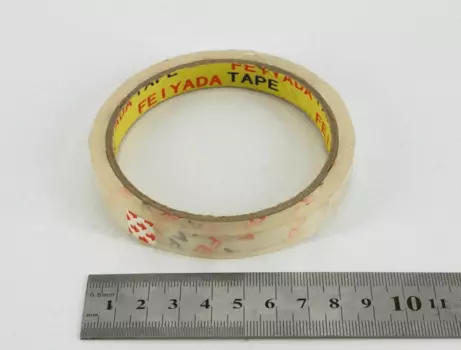 Лента клейкая 12 мм х 40 мкм прозрачная