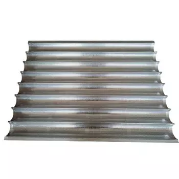 Лист для багетов Gastromix 800х600х43мм (толщ.1мм) 8 волн, алюминий