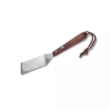 Лопатка 20,5см изогнутая (9,5*4см) нерж. узкая, с дерев. ручкой MGSteel | 898W