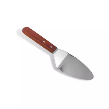 Лопатка 28см изогнутая (15*7,5см) нерж. широкая, с дерев. ручкой MGSteel | 900A