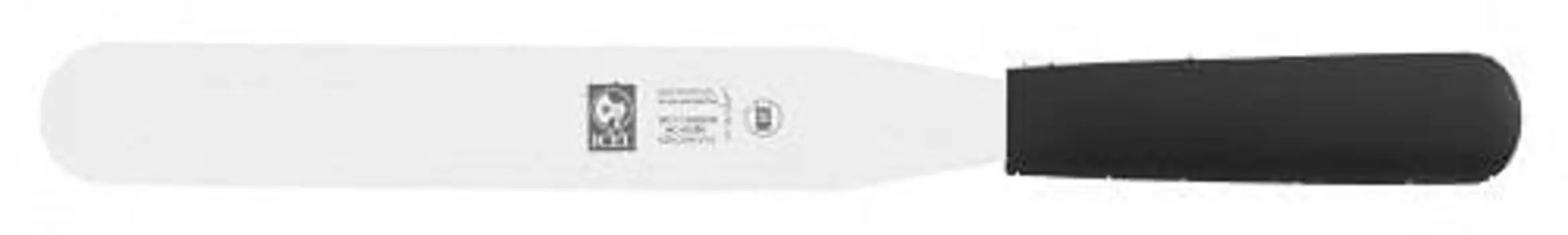 Лопатка 29см прямая (18*3см) нерж. узкая с пластик. ручкой, черная Icel | 54100.6001000.180