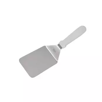 Лопатка Mgsteel 300мм (изогнутая раб.часть 15х9,5см) нерж. широкая с пласт. Ручкой