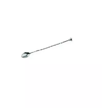 Ложка барменская с металлической кнопкой 27см нерж. APS | 93134