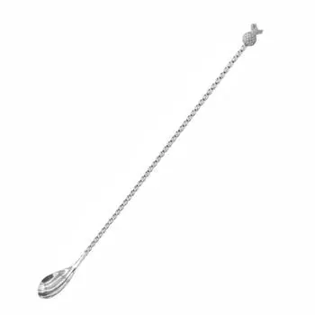 Ложка барная 33 см "Ананас" нерж Barbossa