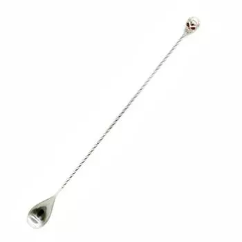 Ложка барная 33 см "Череп" нерж Barbossa