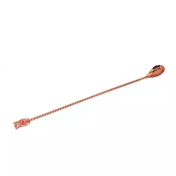 Ложка барная 33 см "Тики" нерж медный Barbossa | BRSN0031-CP