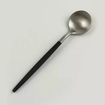Ложка чайная 13,1см ручка матовый черный PVD Lounge P.L. Proff Cuisine | 2538 (81280024)