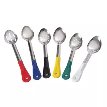 Ложка гарнирная для раздачи 32см нерж с винил. красной ручкой P.L. Proff Cuisine | BS13PLVRD