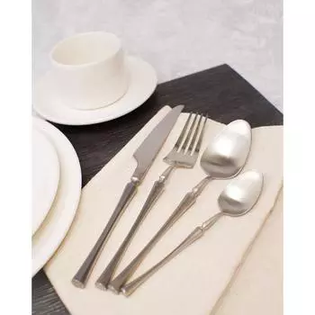 Ложка столовая 19,5см матовое серебро PVD 1920-Silvery P.L. Proff Cuisine | 2768 (81280015)