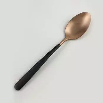 Ложка столовая 21см ручка матовый черный, медь PVD Provence P.L. Proff Cuisine | 2820 (81280027)