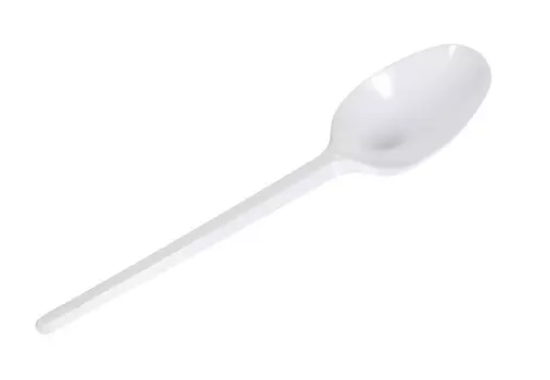 Ложка столовая одноразовая 100 шт белая | ОП-36006в