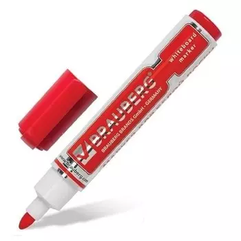 Маркер для маркерной доски Brauberg линия 5мм красный Resto (Россия) | 01PN0102