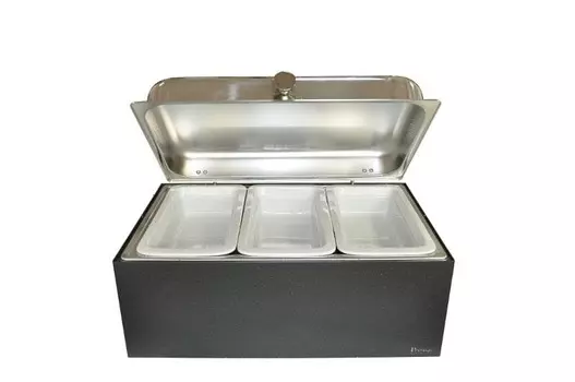 Мармит для подачи GN1/3-65 (горелки+крышка+подставка "Кофе") Caleido Pintinox | 518C0003+97150788