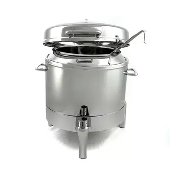 Мармит для супа со стеклянной крышкой MACO SS-2358 10л, 35,56x30,48x27,94см