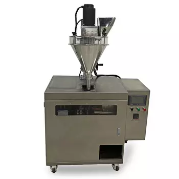 Мини дой-пак линия со шнековым дозатором для пакетов с зип-локом Hualian Machinery HLDX-9018F