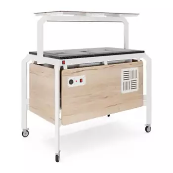 Модуль мобильный горячий Кобор AT120 white/natural/coal