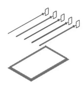 Набор для гриля и тандури Rational 1/1 GN (325х530 мм) Rational 60.72.414