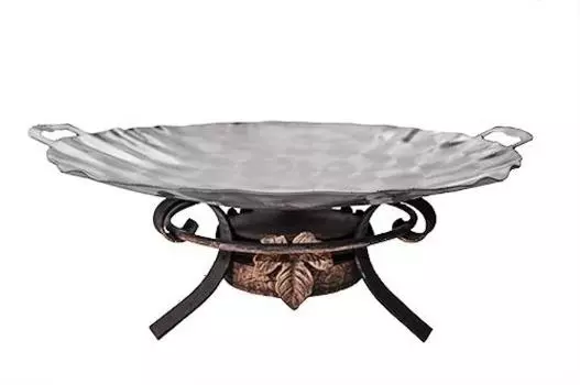 Набор для подачи Саджа сковорода d=50см нерж. +подставка 17см Виноградный Лист Resto (Россия)