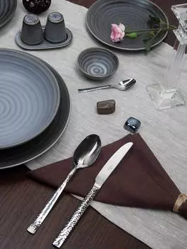 Набор для специй 2 предмета на подставке Corone Urbano серый