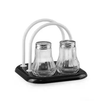 Набор для специй Resto Волна (соль, перец) + салфетница 129-2