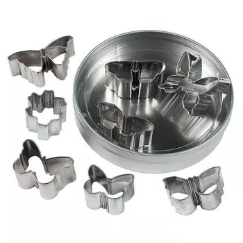 Набор кондитерских форм "Бабочки и цветок" 20мм 8шт P.L. Proff Cuisine | FDMS-BUT-8/201