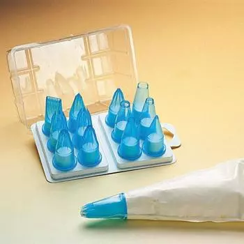 Набор кондитерских насадок 12 шт пластик Martellato | BBP 1